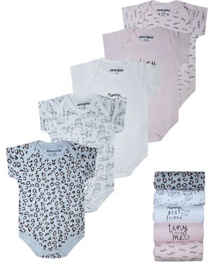 Energiers 5pcs romper for baby girl (0 -15 months)