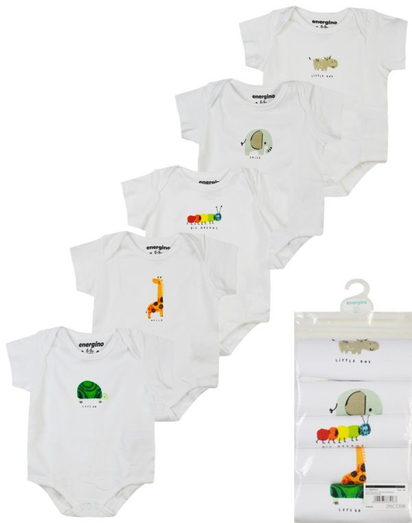 Energiers 5pcs romper unisex (0 - 15 months)