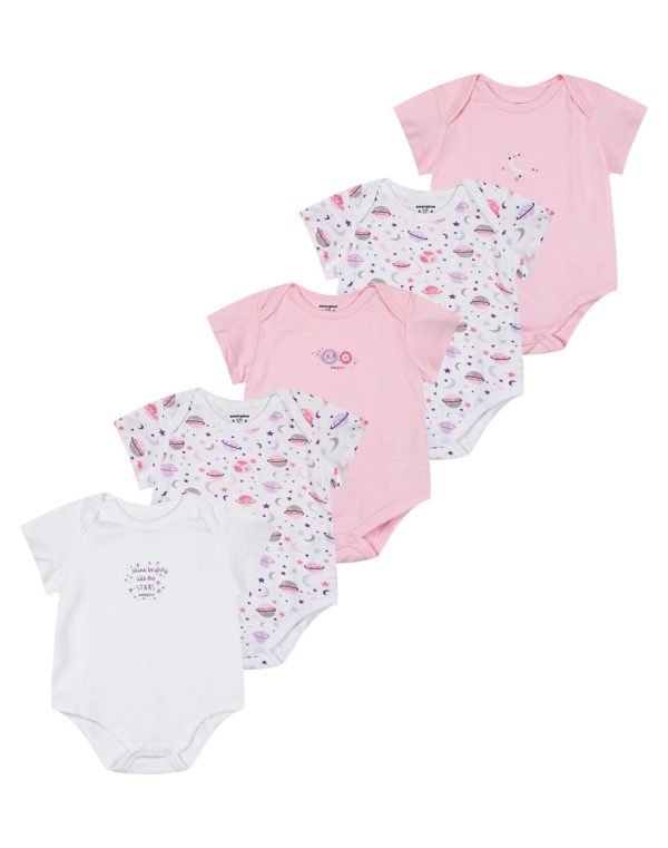 Energiers 5pcs romper for baby girl (0 - 15 months)