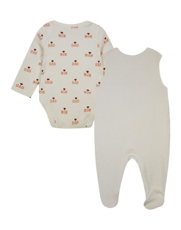 ENERGIERS Baby Boy  2-piece set I LOVE MUM AND DAD (0 -15 months)