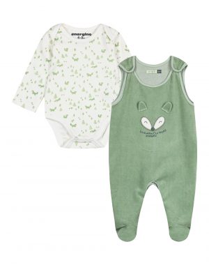 Baby Boy  velor bodysuit with buttoms (0 -15 months)