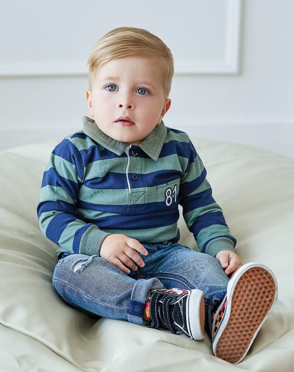 Baby Boy 2-piece set for Boy with polo (3-18 months)