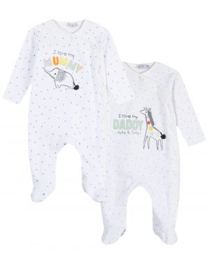 Baby Boy set 2-piece cotton rompers (3-18 months)