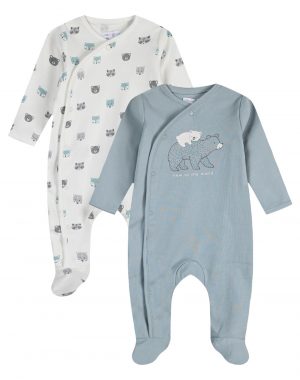 Baby Boy set 2-piece cotton rompers (3-18 months)