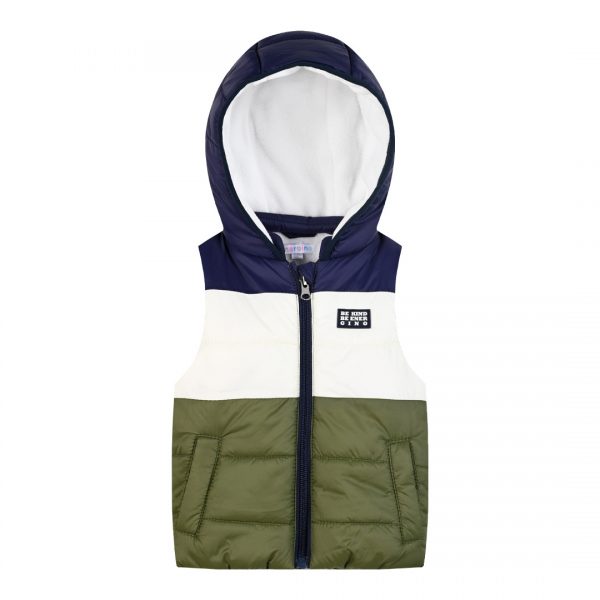 Baby sleeveless coat for boy (6 - 18 months)