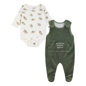 Romper with bodysuit for baby boy (0-12 months)