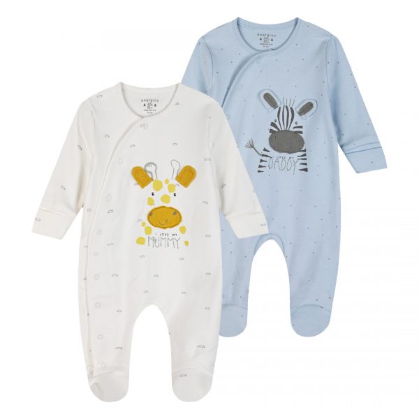 Baby 2 piece set rompers for boy (premature - 18 months)