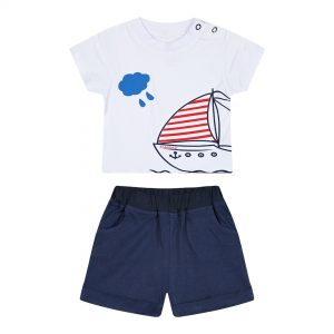 Baby boy΄s 2 piece set with print (3-18 months)