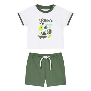 Baby boy΄s 2 piece set with print (0-18 months)