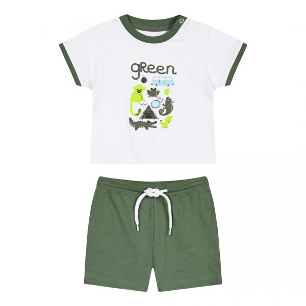 Baby boy΄s 2 piece set with print (0-18 months)