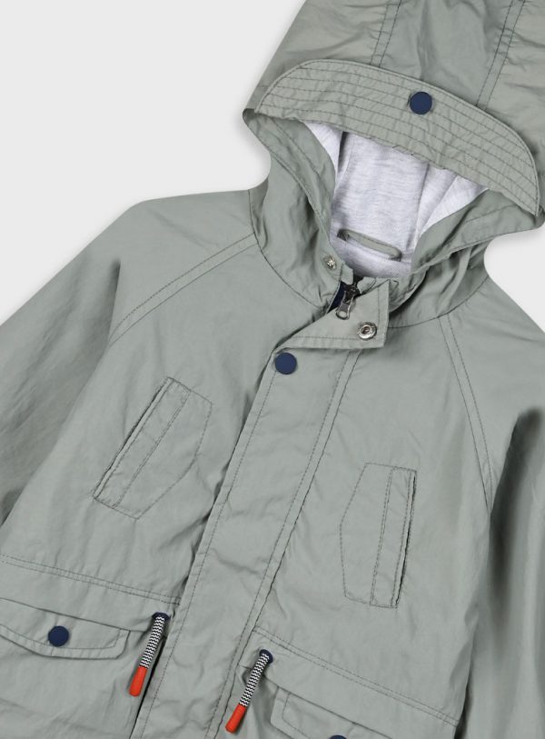 Light jacket with hood for baby boys (6 - 24 months)