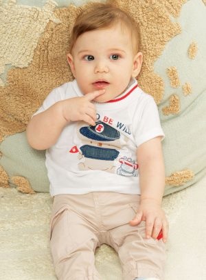 Set t-shirt and pants for baby boys (3 - 24 months)