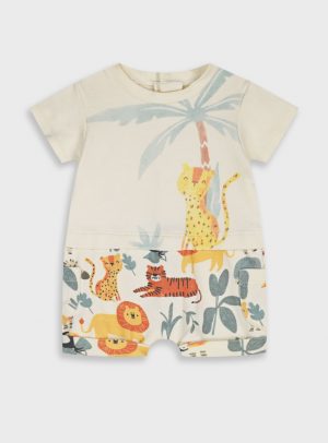 Printed romper for baby boys (0 - 15 months)