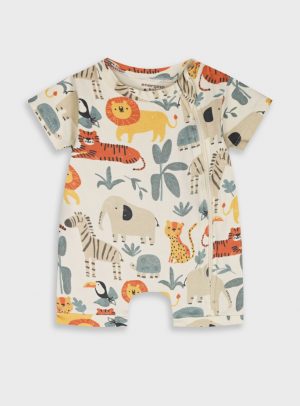 Printed romper for baby boys (0 - 15 months)