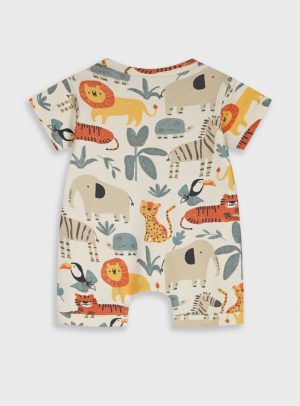 Printed romper for baby boys (0 - 15 months)