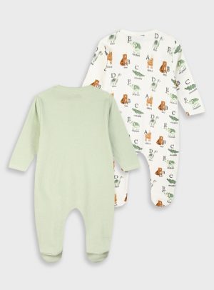 Set of 2 rompers for baby boys (0 - 24 months)