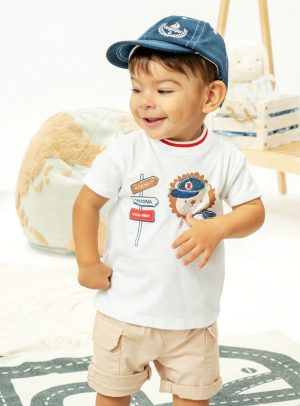 Set t-shirt and shorts for baby boys (0 - 15 months)