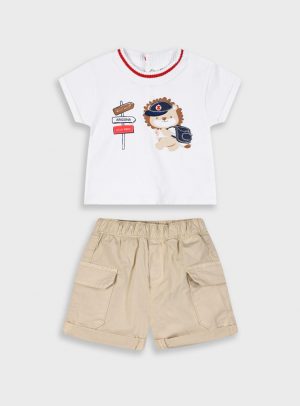 Set t-shirt and shorts for baby boys (0 - 15 months)