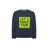 Fleece sweatshirt with print