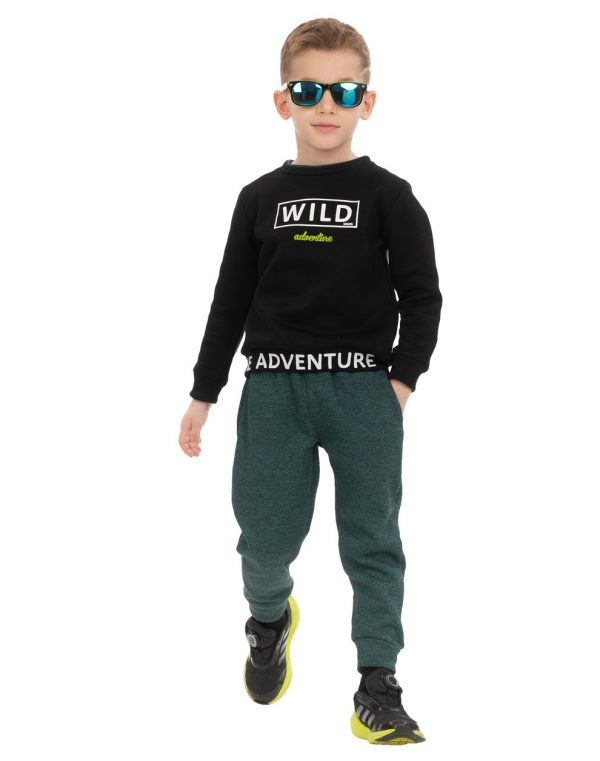 Fleece jogging suit Wild Adventure with soft fluffy finish to the inside