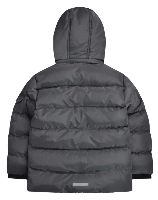 hooded jacket for Boys with a fleece lining