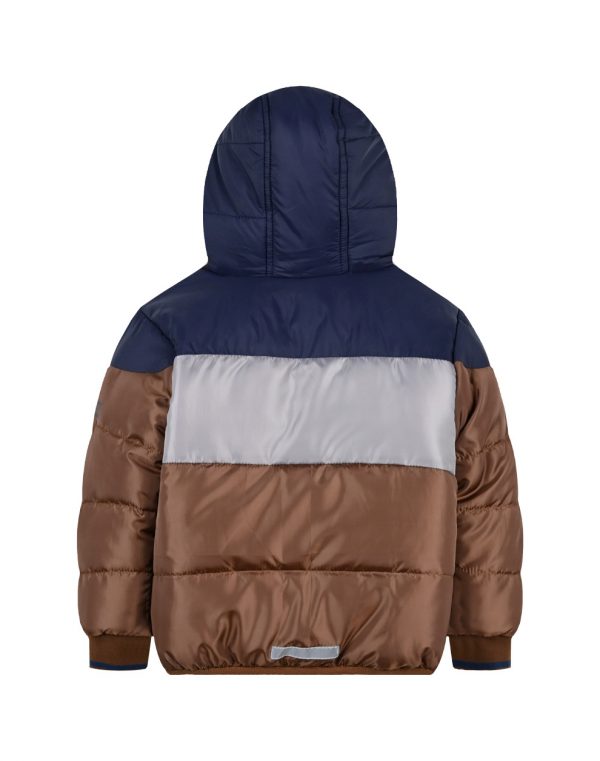 Double face jacket for Boy with hood