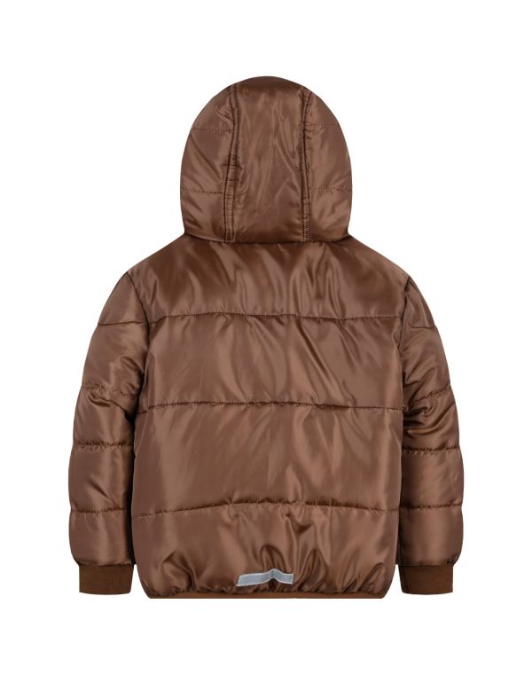 Double face jacket for Boy with hood