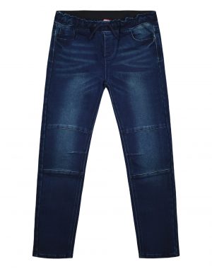 Elastic boy΄s jeans with elasticated waistband