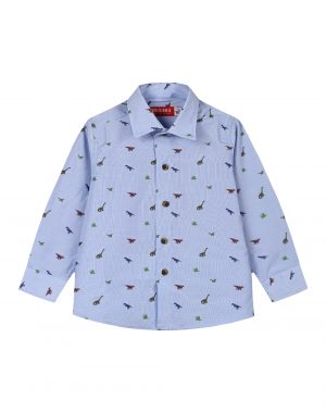 Poplin shirt for Boys with allover print