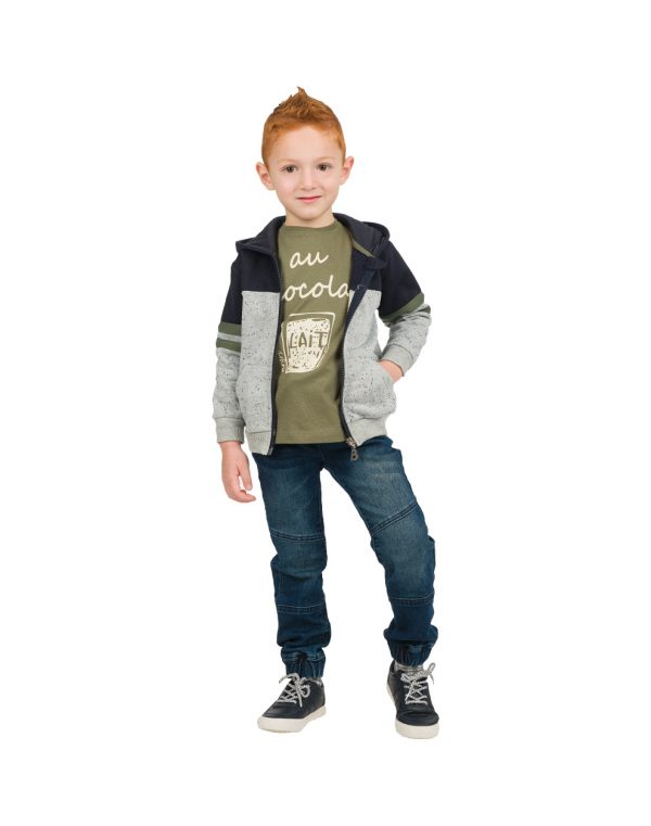 Elastic boy΄s Jeans with Elasticated Drawstring - Cargo