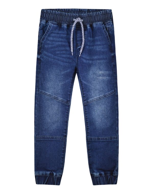 Elastic boy΄s Jeans with Elasticated Drawstring - Cargo