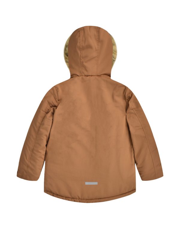 Boy΄s jacket with inner lining and hood