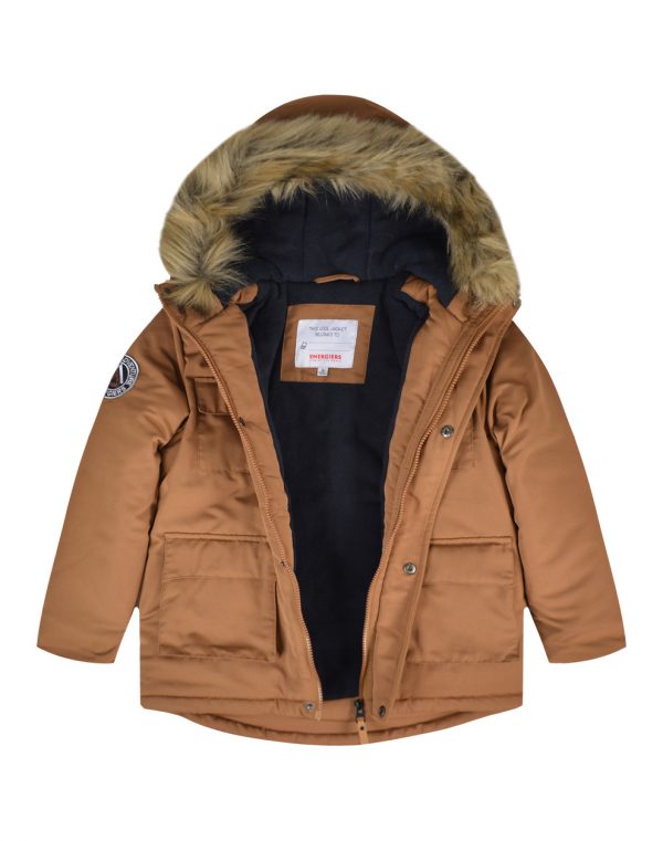 Boy΄s jacket with inner lining and hood