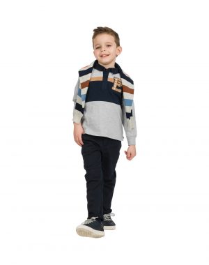 Elastic cotton pants for Boys