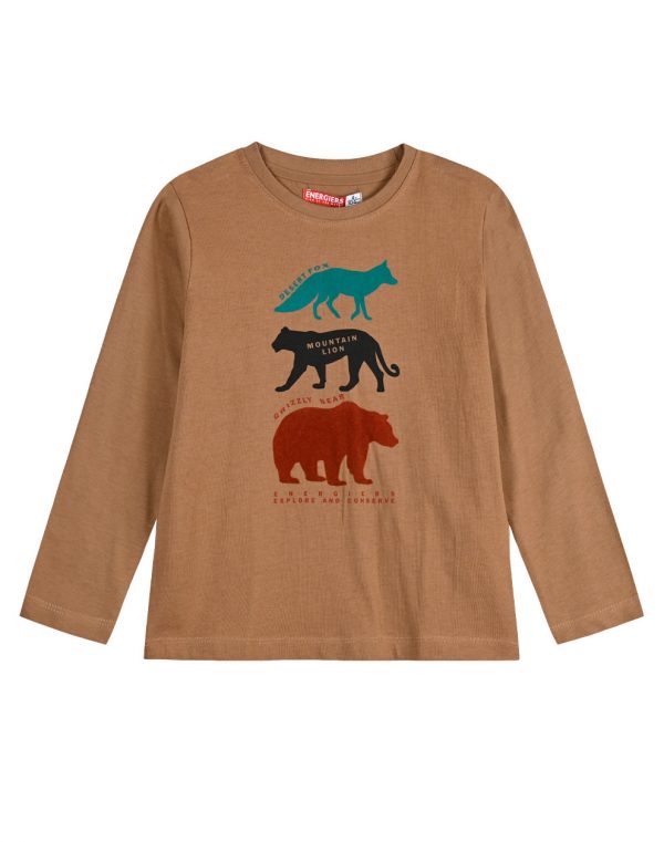 Boys΄ Mako Print Cotton T-Shirt