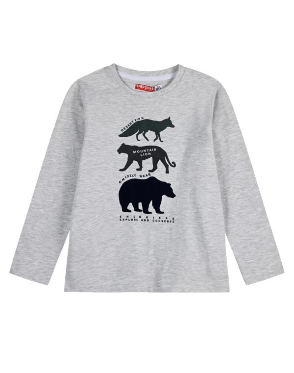 Boys΄ Mako Print Cotton T-Shirt