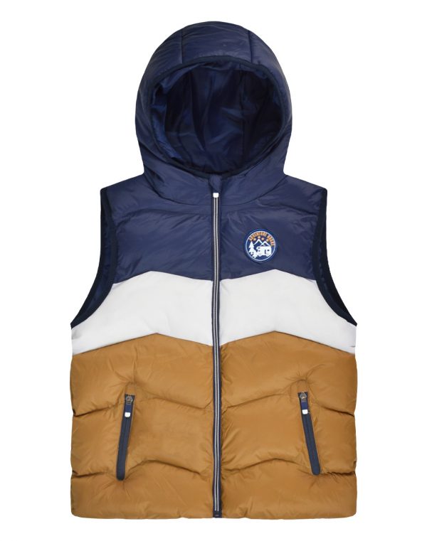 Sleeveless hooded jacket for Boys