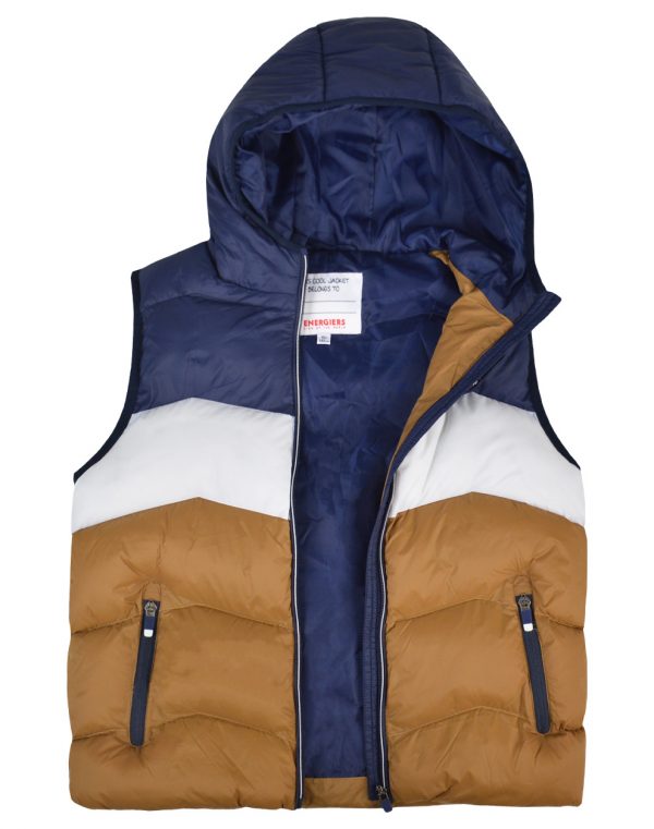 Sleeveless hooded jacket for Boys