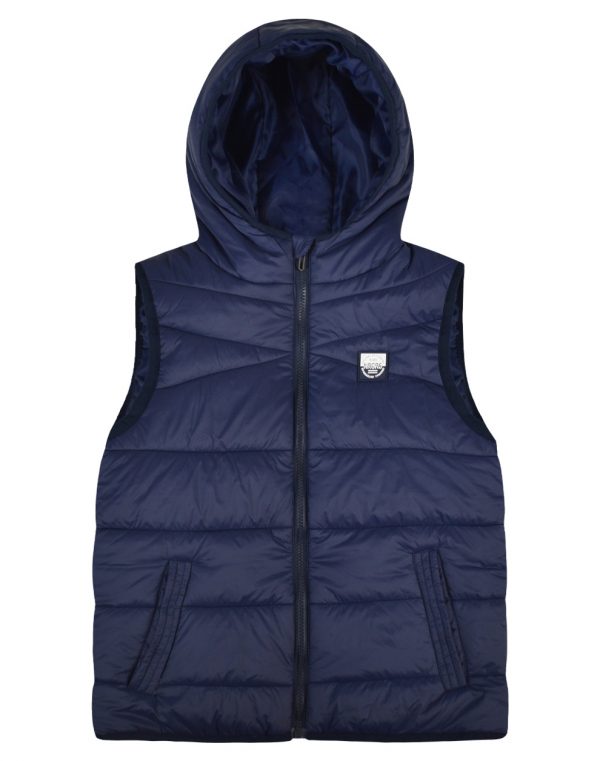 Sleeveless hooded jacket for Boys