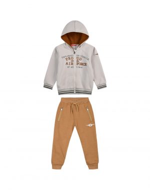 Boy΄s Fleece Tracksuit with hood