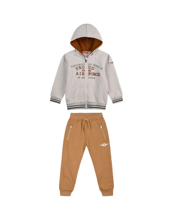 Boy΄s Fleece Tracksuit with hood