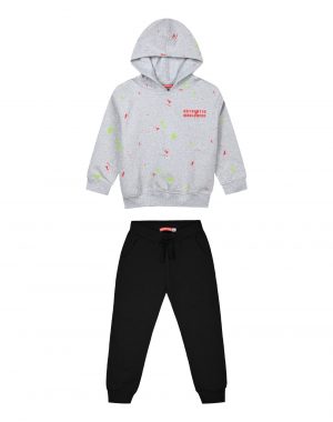 Boy΄s Fleece Tracksuit with hood