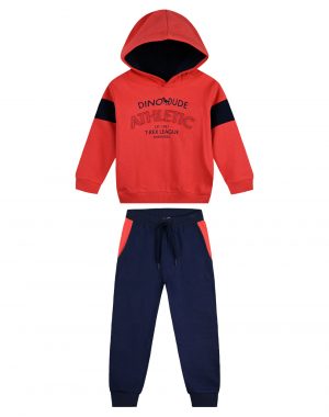 Boy΄s Fleece Tracksuit with hood