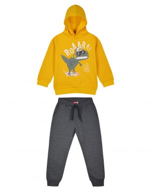 Boy΄s Fleece Tracksuit with hood