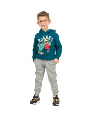 Boy΄s Fleece Tracksuit with hood