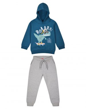 Boy΄s Fleece Tracksuit with hood