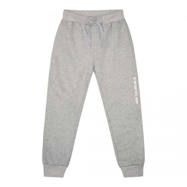 Fleece sweatpants with print for boys