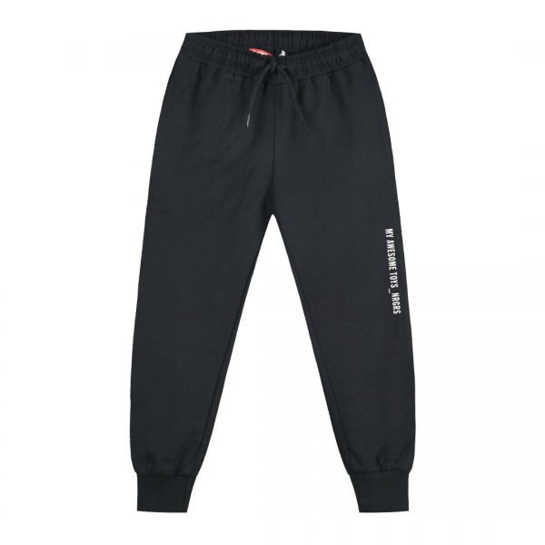 Fleece sweatpants with print for boys