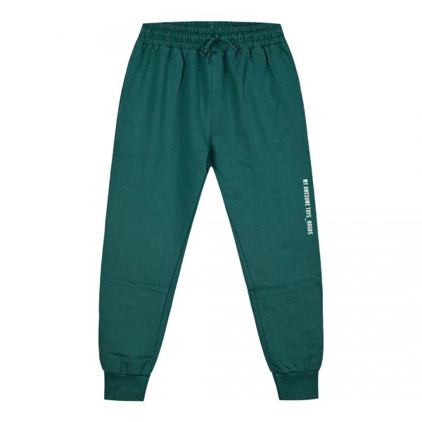 Fleece sweatpants with print for boys