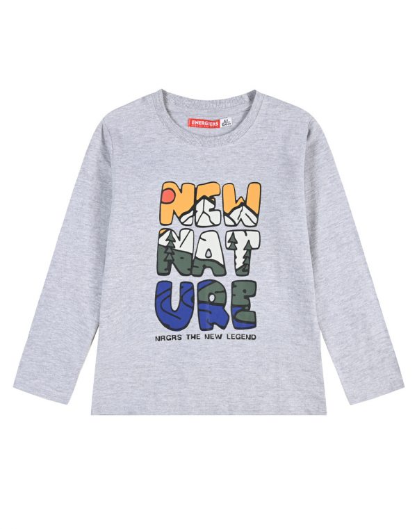 Boys΄ Mako Print Cotton T-Shirt